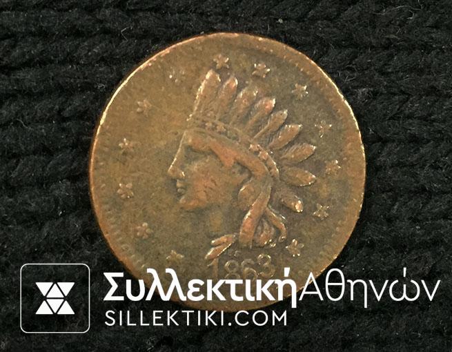 USA 1863 Civil War Token